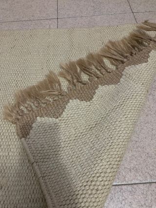 Tappeto Runner Juta e Fibra Naturale Beige