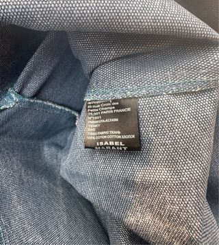 Bolso Tote Isabel Marant Yenky Azul