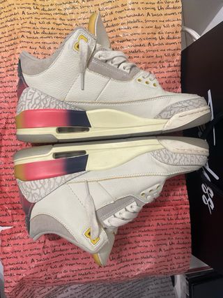 Jordan 3 x J Balvin Beige Multicolor