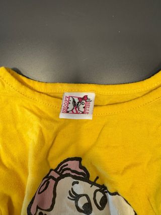 Maglietta Snoopy bambina gialla
