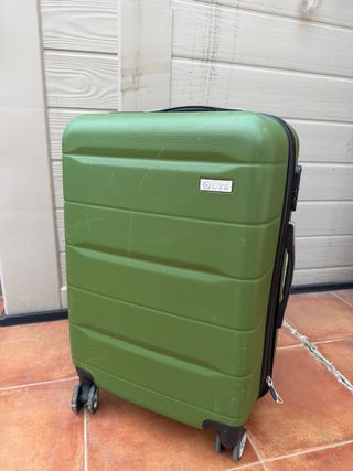 Maleta Olys Verde con Ruedas