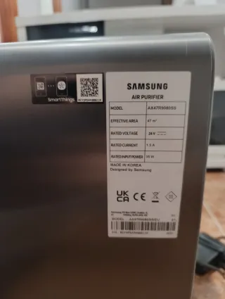 Purificador Samsung AX47R9080SS 47m² 50dB