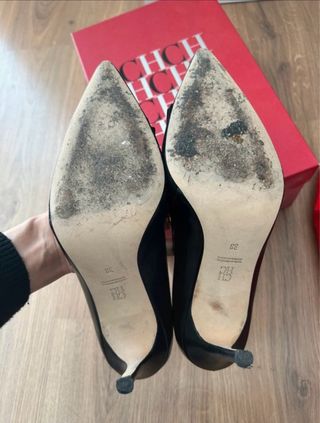 Tacones Carolina Herrera Negros