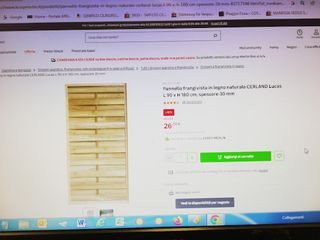 Pannello Frangivista Legno Abete