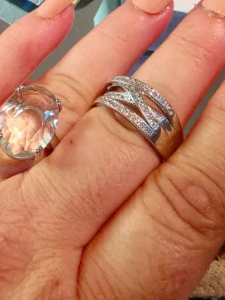 Anillo Plata y Circonitas