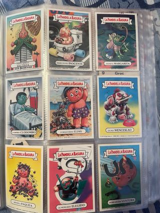 Lote Colección Cromos La Pandilla Basura