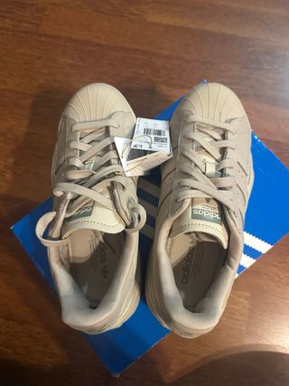 Adidas Superstar Millencon Beige Talla 38 2/3