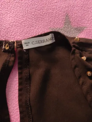 Camiseta gasa tachuelas talla única