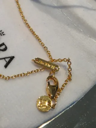 Gargantilla Pandora Corazón Baño Oro 14k
