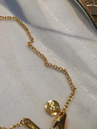 Gargantilla Pandora Corazón Baño Oro 14k