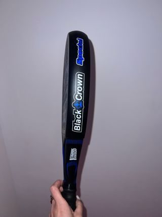 Pala pádel BlackCrown + funda