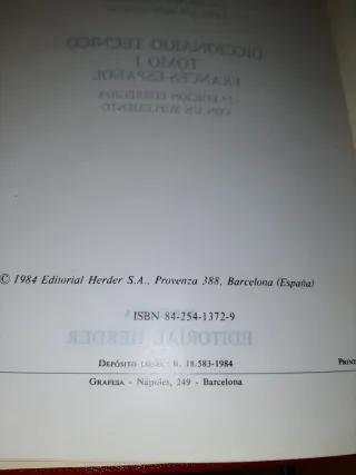 Diccionario tecnico frances-español