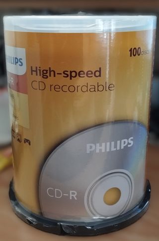 Philips CD-R 100 uds. 80Min / 700MB / 52X