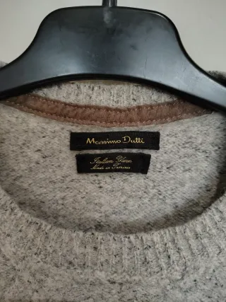 Jersey Massimo Dutti Gris Rombos