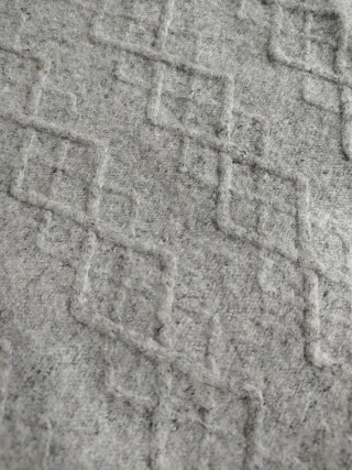 Jersey Massimo Dutti Gris Rombos