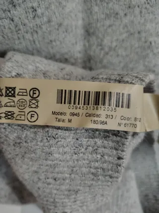 Jersey Massimo Dutti Gris Rombos