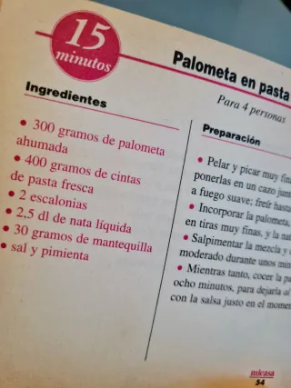 5 libros pequeños de recetas