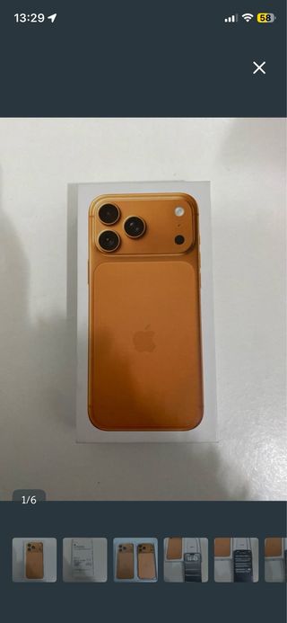 iPhone Dorado/Naranja