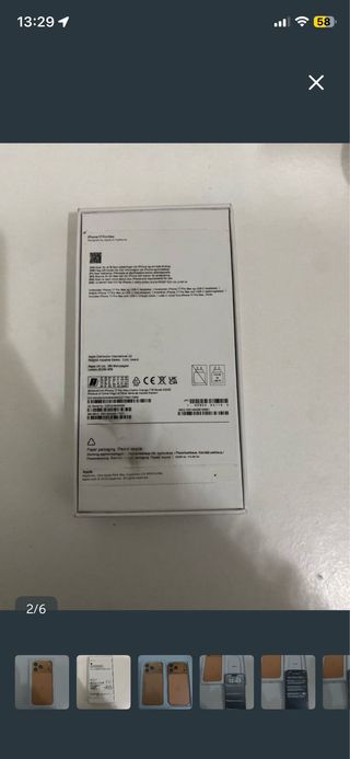 iPhone Dorado/Naranja