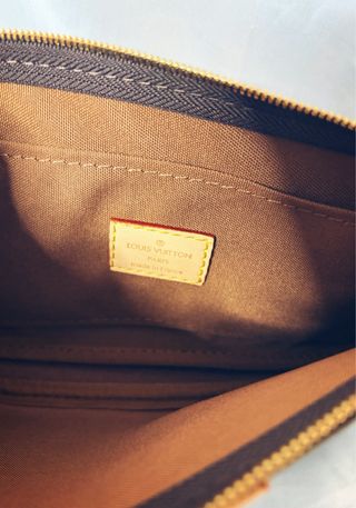 Set Pochette Louis Vuitton Marrone e Oro