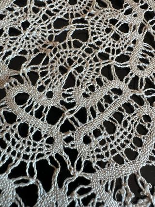 Centrino Ovale Tombolo Fatto a Mano