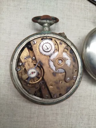 Lote 3 relojes de bolsillos en mal estado