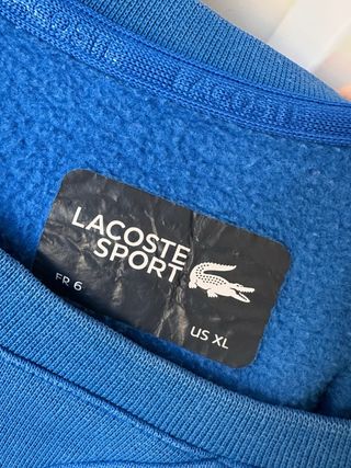 Sudadera Lacoste Sport talla XL - Leer descripcion