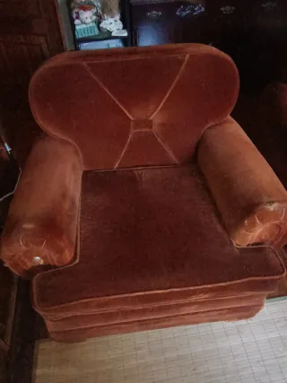 Sofá Tresillo Terciopelo