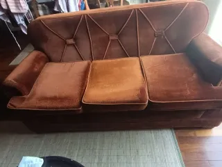 Sofá Tresillo Terciopelo