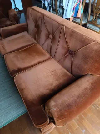 Sofá Tresillo Terciopelo