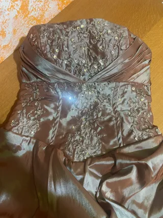 Vestido largo fiesta boda graduación talla M corsé