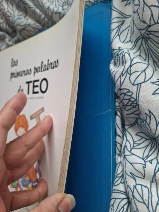 Las primeras palabras de teo cuento