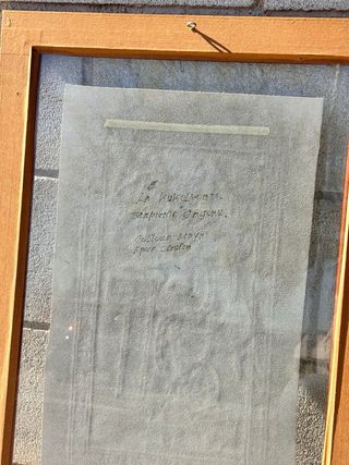 Cuadro Marco Rojo Arte Maya