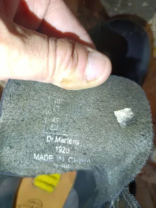 Stivali Dr. Martens Neri con Punta in Acciaio Taglia 45