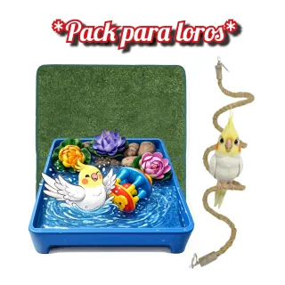 Pack agapornis/pájaros/periquitos/loros