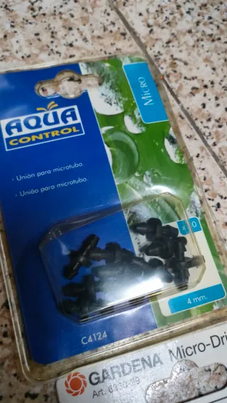 Accesorios para riego por goteo