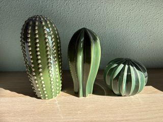 Juego 3 Cactus Adorno IKEA Verde