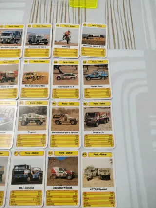 Juego de cartas Paris - Dakar ASS