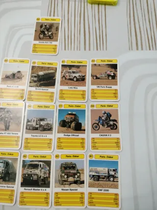 Juego de cartas Paris - Dakar ASS