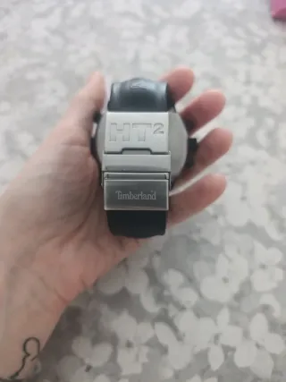 Reloj Timberland Oversize Negro y Plateado