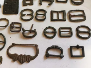 Lote Hebillas Antiguas Medievales