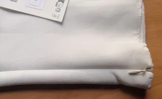 Top halter lazos Zara blanco