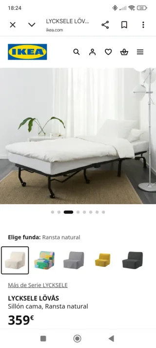 Sofá Cama Ikea 1 plaza