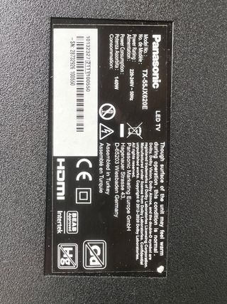 Fuente alimentación TV Panasonic TX-55JX6