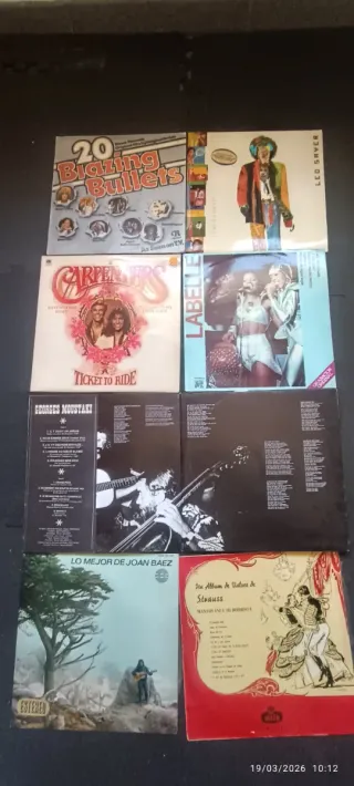 Lote Vinilos LP: Pop, Rock, Disco y Clásicos