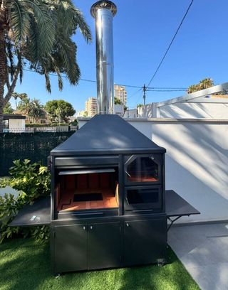 Parrilla de obra con campana BARBACOA G-121