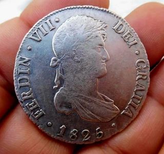 Moneda Antigua Plata 8 Reales