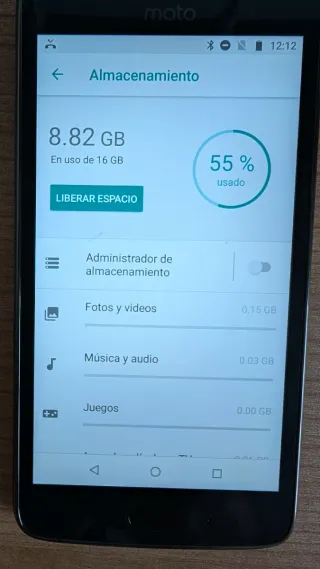 Telefono Motorola Moto G5 Nero