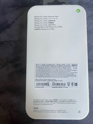 Custodia in silicone per iPhone 13 | 13 Pro Nero