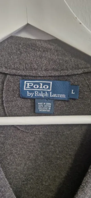 Polo Ralph Lauren Cárdigan Gris Talla L